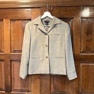 Blazer Tweed Femme Ann Taylor – Taille 12 – Occasion Très Bon état – Veste Classique